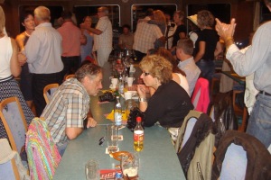 Musikschiff 2015<br>Los Chicos, Heavy Load, Murphy's Law<br>MS Edeltraus, Hafen Prien/Stock<br>22.08.2015