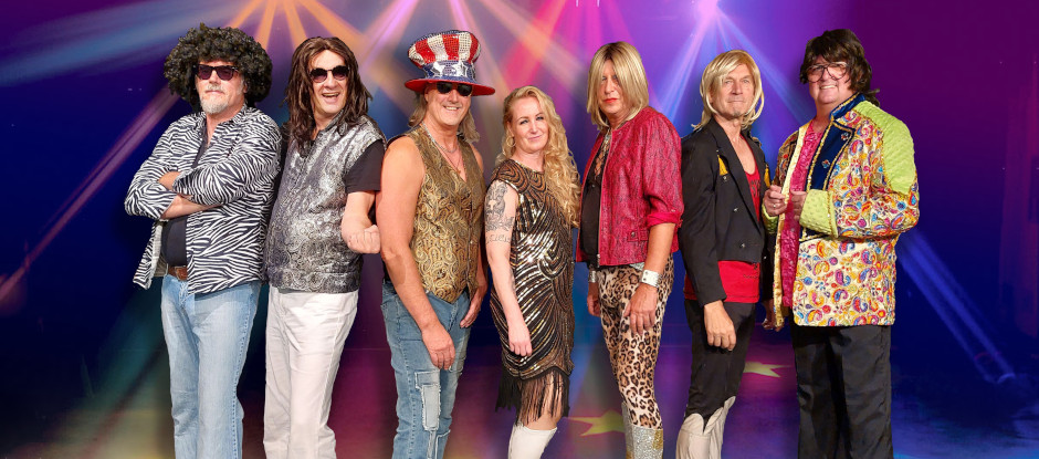 GLAM & GLITTER 70’S ROCK SHOW<br>PRESENTED BY GLAM GANG<br>SAMSTAG 08. NOVEMBER 2025